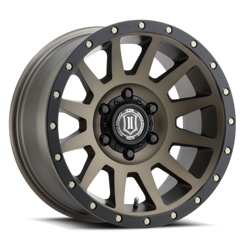 ICON Compression 17x8.5 5x5 - 6mm Offset 4.5in BS 71.5mm Bore Bronze Wheel - My Store