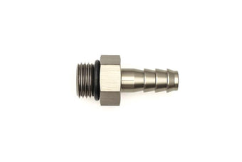 compare product DeatschWerks 6AN ORB Male To 5/16in. Male Triple Barb Fitting (Incl. O-Ring)