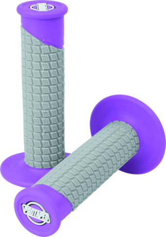 compare product ProTaper Clamp-On Pillow Top Grips - Neon Purple/Gray