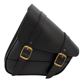 compare product Willie & Max HD Softails, Yam Rd Stars, Kaw Vulcan 900, Suz C50 Brass Monkey Swingarm Bag - Black
