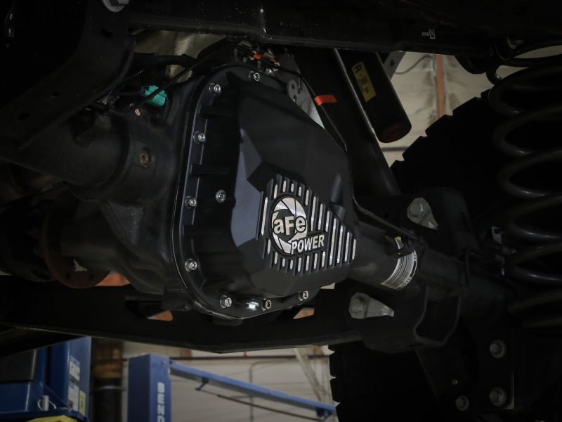 aFe 97 - 23 Ford F - 150 Pro Series Rear Differential Cover Black w/ Machined Fins - My Store