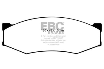 compare product EBC 90-93 Infiniti M30 3.0 Yellowstuff Front Brake Pads