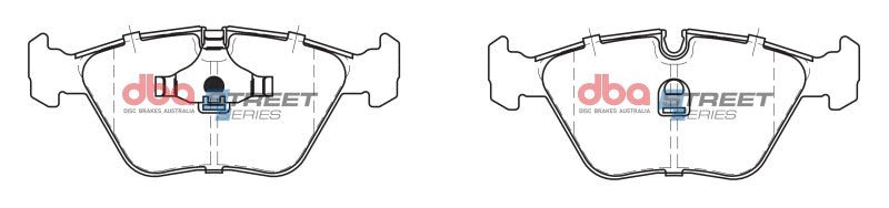 DBA 90 - 06 Audi 200 (w/ATE Brakes) Front Street Series Brake Pads - My Store