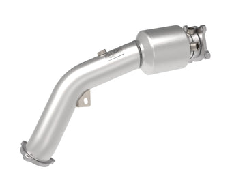compare product aFe 09-16 Audi A4/A5 (B8) L4-2.0L (t) Twisted Steel 3in. Downpipe - 304 Stainless w/ Cat
