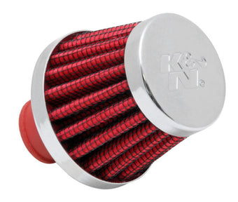 compare product K&N 2in Base OD x .375in Flange ID x 1.75in H Rubber Base Crankcase Vent Filter