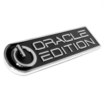 compare product Oracle Edition Badge - Right/Passenger - Black/White