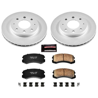 compare product Power Stop 02-07 Mitsubishi Lancer Front Z17 Evolution Geomet Coated Brake Kit