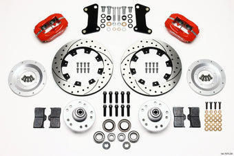 compare product Wilwood Forged Dynalite Front Kit 12.19in Drilled Red 67-69 Camaro 64-72 Nova Chevelle