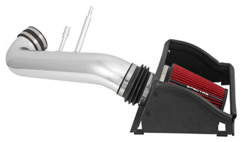 compare product Spectre 15-18 Ford F150 V8-5.0L F/I Air Intake Kit - Polished w/Red Filter