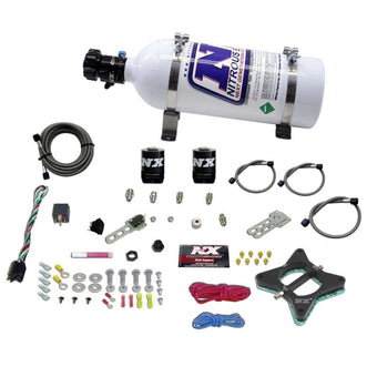 compare product Nitrous Express 96-04 Ford Mustang 4.6L 2 Valve Nitrous Plate Kit w/5lb Bottle
