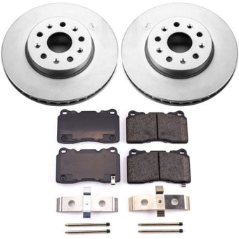compare product Power Stop 14-18 Cadillac CTS Front Z17 Evolution Geomet Coated Brake Kit