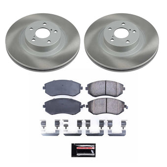 compare product Power Stop 05-12 Subaru Outback Front Semi-Coated Rotor Kit