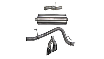 compare product Corsa 2015-2020 GMC Yukon Denali 6.2L V8 Single Side Exit Cat-Back Exhaust w/ Polished Black Tips