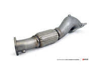 AMS Performance 08 - 15 Mitsubishi EVO X Widemouth Downpipe w/Turbo Outlet Pipe - My Store