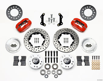 compare product Wilwood Forged Dynalite Front Kit 11.00in Drilled Red 73-80 CDP A B E & F Body