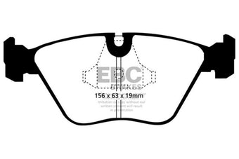 compare product EBC 92-95 BMW M3 3.0 (E36) Yellowstuff Front Brake Pads