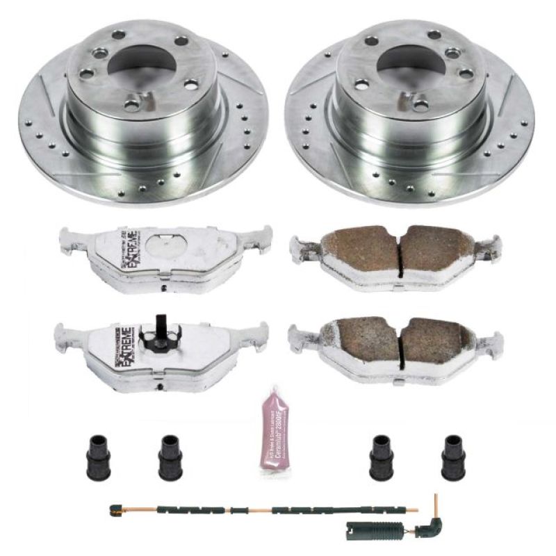 Power Stop 03 - 05 BMW Z4 Rear Z26 Street Warrior Brake Kit - My Store