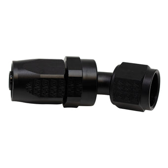 compare product DeatschWerks 8 AN Female Flare Swivel 30-Degree Hose End CPE - Anodized Matte Black