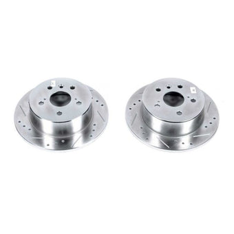 compare product Power Stop 13-18 Lexus ES300h Rear Evolution Drilled & Slotted Rotors - Pair