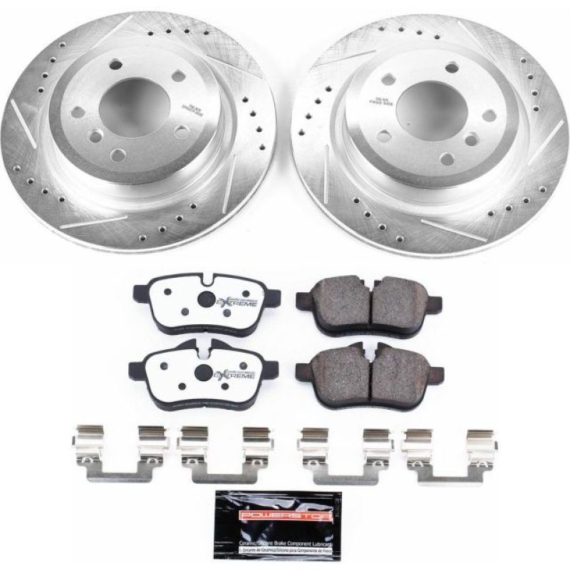 Power Stop 11 - 16 BMW Z4 Rear Z26 Street Warrior Brake Kit - My Store