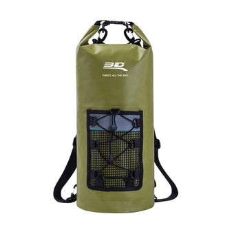 compare product 3D MAXpider Roll-Top Dry Bag Backpack - Army Green