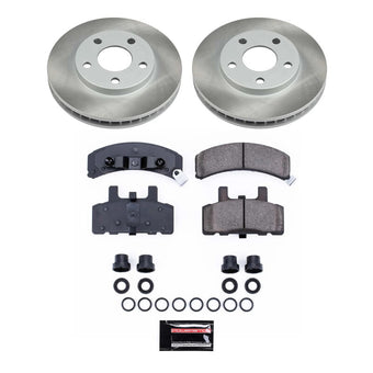 compare product Power Stop 90-92 Cadillac Fleetwood Front Semi-Coated Rotor Kit