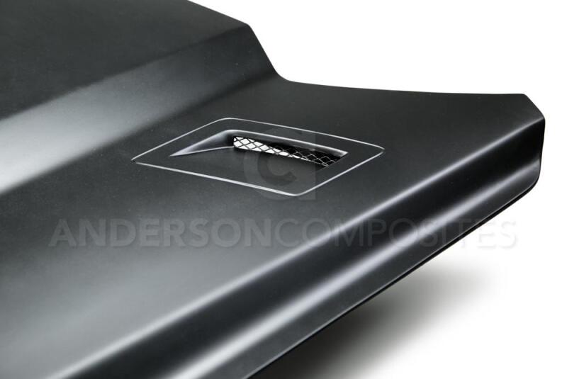 Anderson Composites 15 - 17 Ford Mustang (Excl. GT350/GT350R) Type - GTH Style Hood Fiberglass - My Store