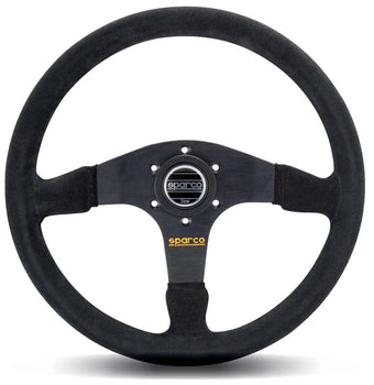 compare product Sparco Steering Wheel 375 Suede Black