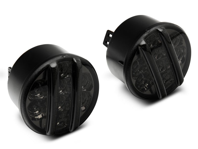 Raxiom 07 - 18 Jeep Wrangler JK Axial Series LED Front Turn Signals (Smoked) - My Store