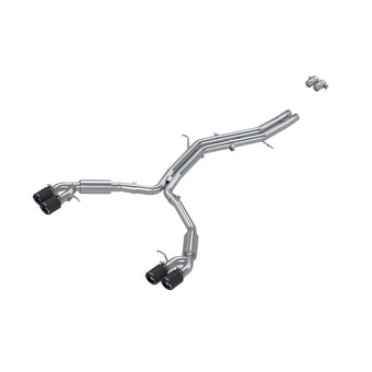 compare product MBRP 18-21 Audi S5 Coupe/S4 Sedan T304 SS 2.5in Cat-Back Quad Rear Exit Exhaust - Carbon Fiber Tips
