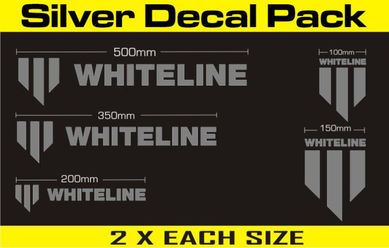 Whiteline Decal Kits 10 Pk Silver - My Store