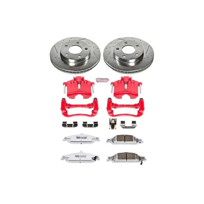 Power Stop 04 - 05 Chevrolet Classic Front Z26 Street Warrior Brake Kit w/Calipers - My Store