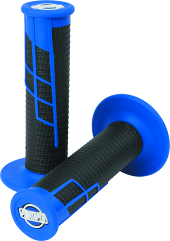 compare product ProTaper Clamp-On 1/2 Waffle Grip - Blue/Black