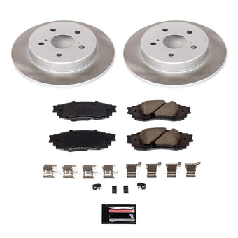 compare product Power Stop 21-23 Toyota Venza Rear Semi-Coated Rotor Kit