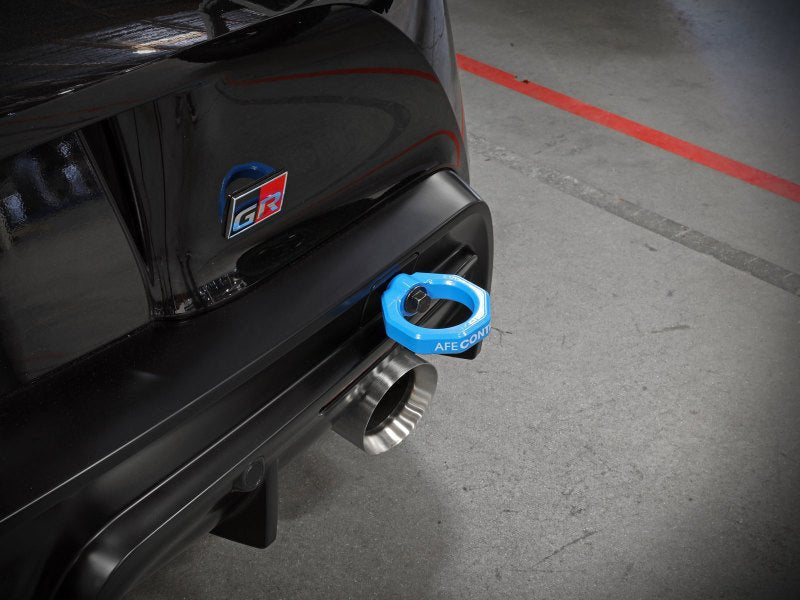 aFe Control Rear Tow Hook Blue 20 - 21 Toyota GR Supra (A90) - My Store
