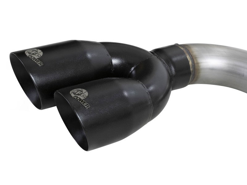 aFe Rebel XD Series 3in 304SS DPF - Back 20 - 21 GM Trucks L6 - 3.0L (td) LM2 - Dual Black Tip - My Store