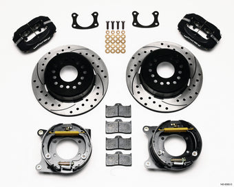 compare product Wilwood Forged Dynalite P/S Park Brake Kit Drilled New Big Ford 2.50in offset Staggered Shock