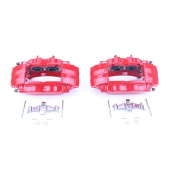 compare product Power Stop 04-14 Subaru Impreza Front Red Calipers w/o Brackets - Pair