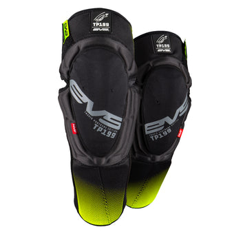 compare product EVS TP199 Knee/Shin Guard Pair Black/Hi Viz - Large/XL