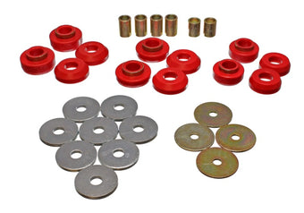 compare product Energy Suspension 75-79 Chevrolet Nova / Chevy II Red Body Mount Set