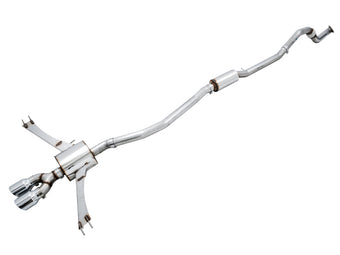 compare product AWE Tuning 2016+ Honda Civic Si Touring Edition Exhaust w/Front Pipe & Dual Chrome Silver Tips