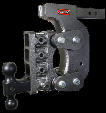 compare product Gen-Y The Boss Torsion-Flex 2in Shank 12.5in Drop 16K Hitch w/GH-051 Dual-Ball/Stabilizer Kit