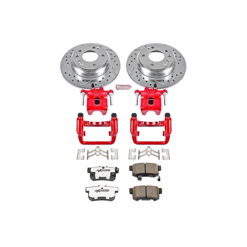 Power Stop 99 - 01 Acura RL Rear Z26 Street Warrior Brake Kit w/Calipers - My Store