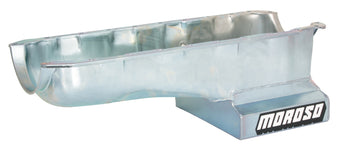 compare product Moroso Chevrolet Big Block Mark IV/GM A Body Deep Wet Sump 6qt 8in Steel Oil Pan