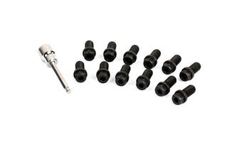 compare product Cometic Header Bolts 3/8 - 16 3/4in Grade 5 Black Oxide Finish With Hex and Socket Head