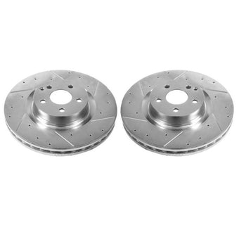 compare product Power Stop 12-16 Mercedes-Benz C250 Front Evolution Drilled & Slotted Rotors - Pair