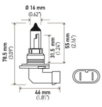 Hella Optilux HB4 9006 12V/55W XY Xenon Yellow Bulb - My Store