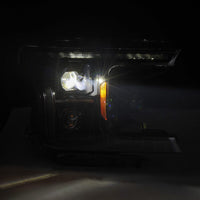 AlphaRex 18 - 20 Ford F - 150 (Req. Conv F150 w/LED) LUXX LED Proj HL Alpha - Blk w/Actv Lt Seq Sig SB DRL - My Store
