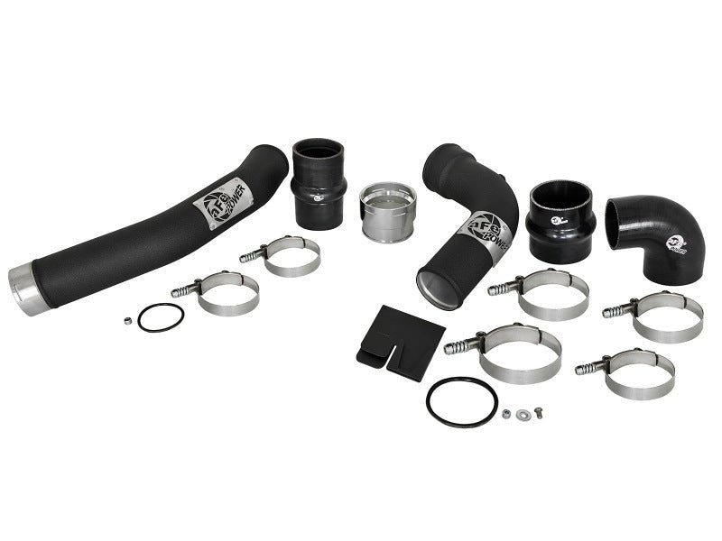 aFe Bladerunner 3in Hot and Cold Side Black Intercooler Tubes 2017 Ford Diesel Trucks V8 6.7L (td) - My Store