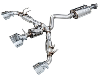 compare product AWE Tuning 23-24 Toyota GR Corolla Touring Edition Cat-Back Exhaust - Chrome Silver Tips